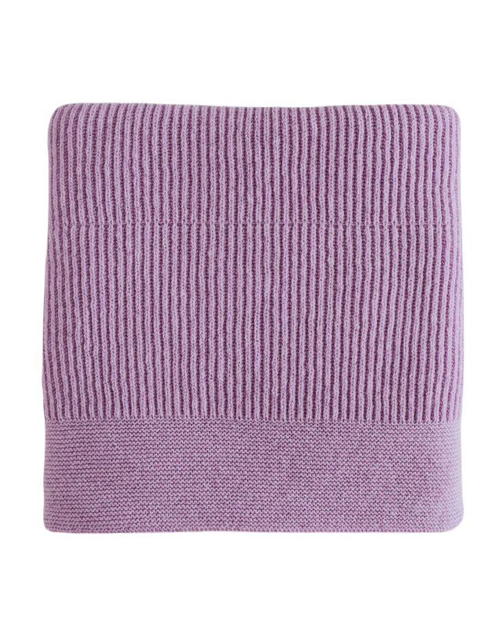 Hvid Blanket Gaston Lavender