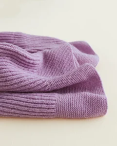 Hvid Blanket Gaston Lavender - Afbeelding 3