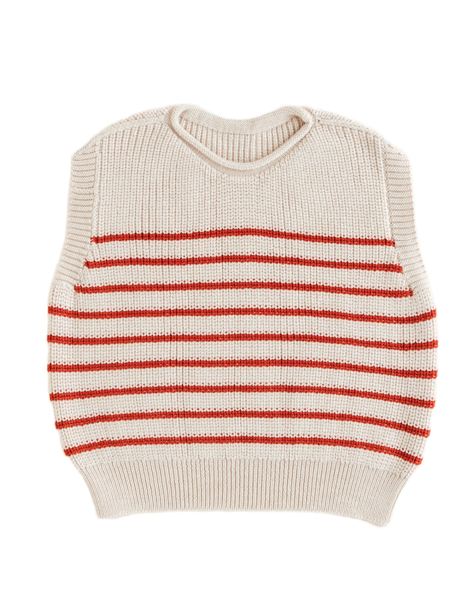 Hvid Vest Harvey Kid (2y) | Cream/Red