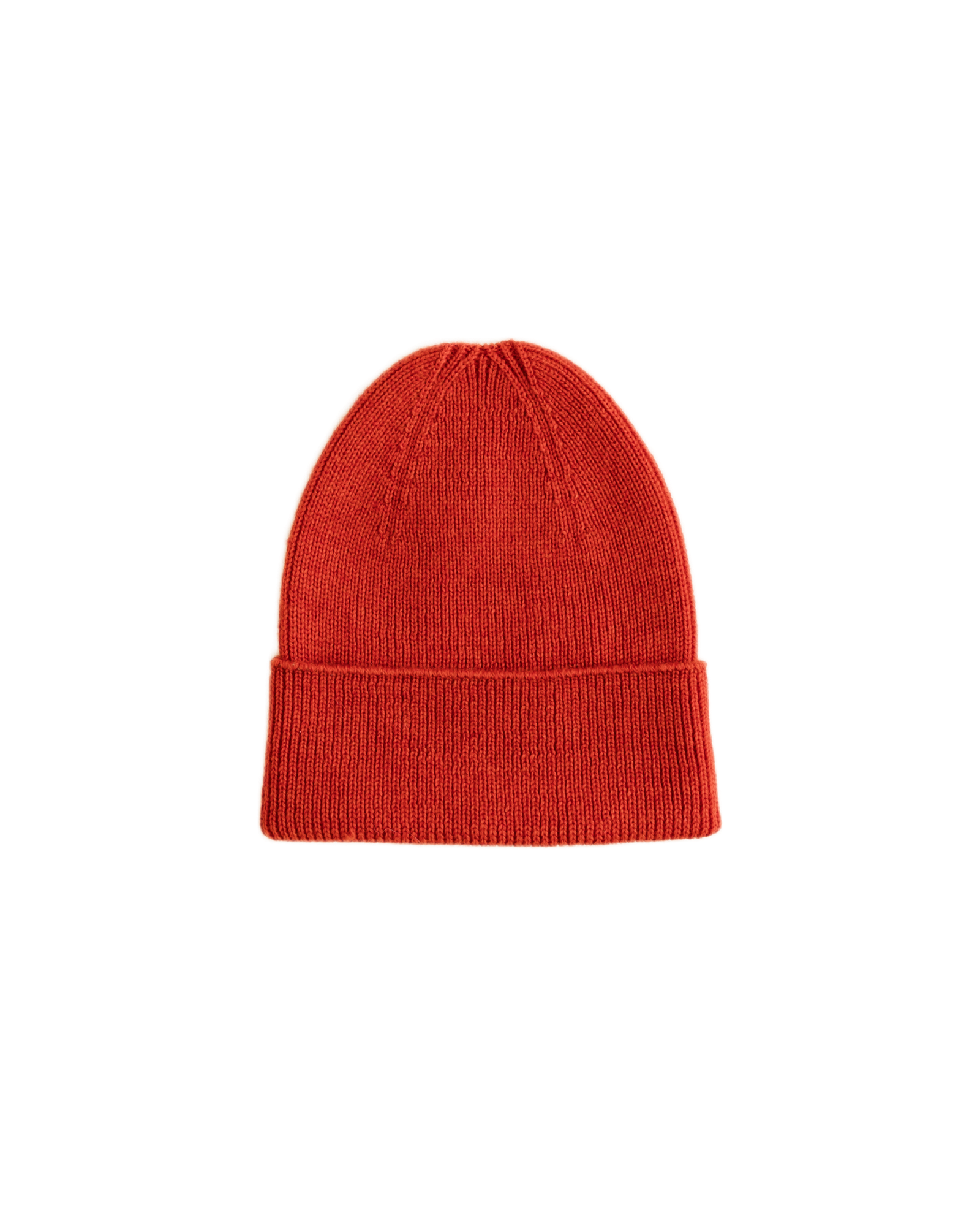 Hvid Beanie Red | Newborn (0-6m)