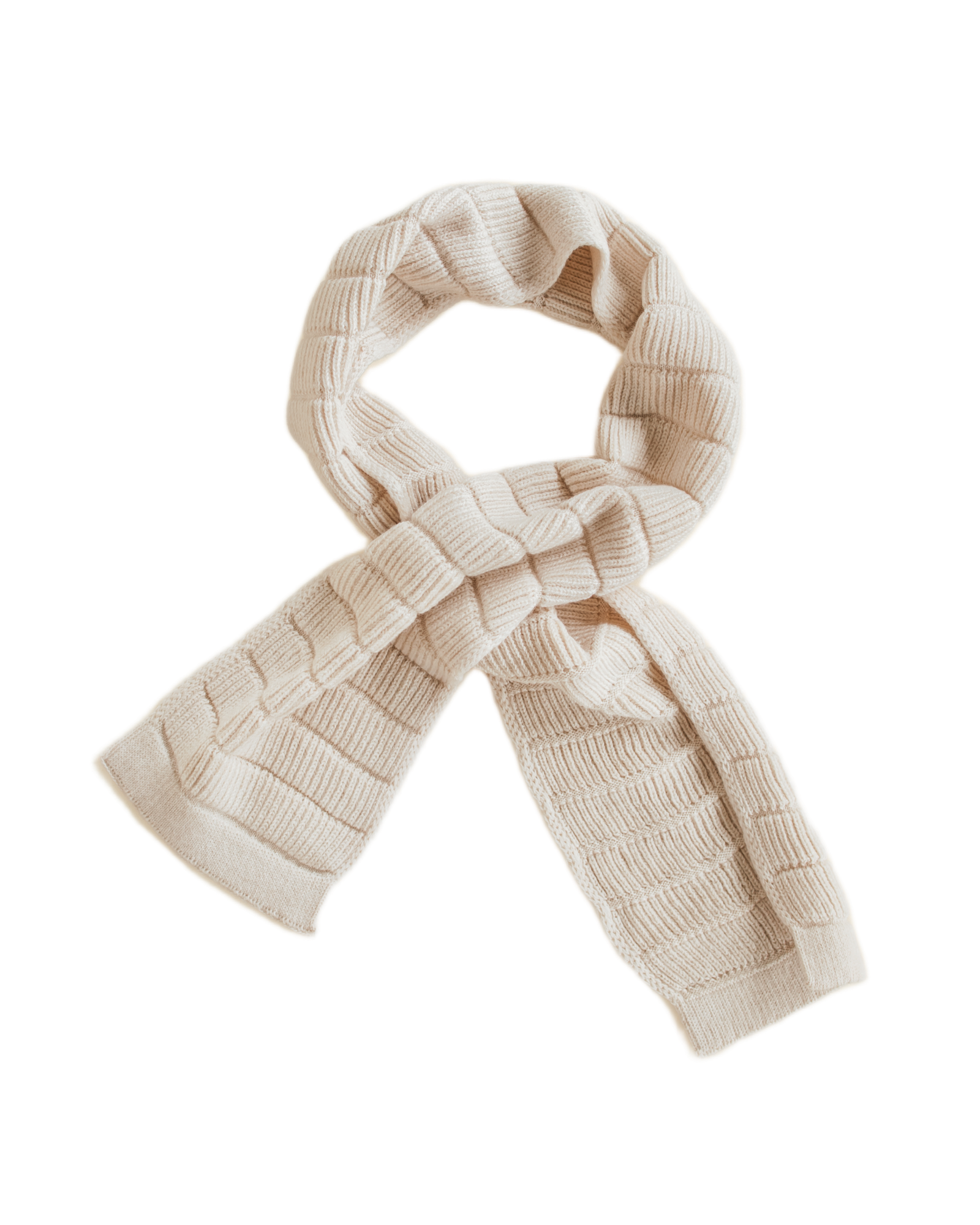 Hvid Scarf Jacobino Cream