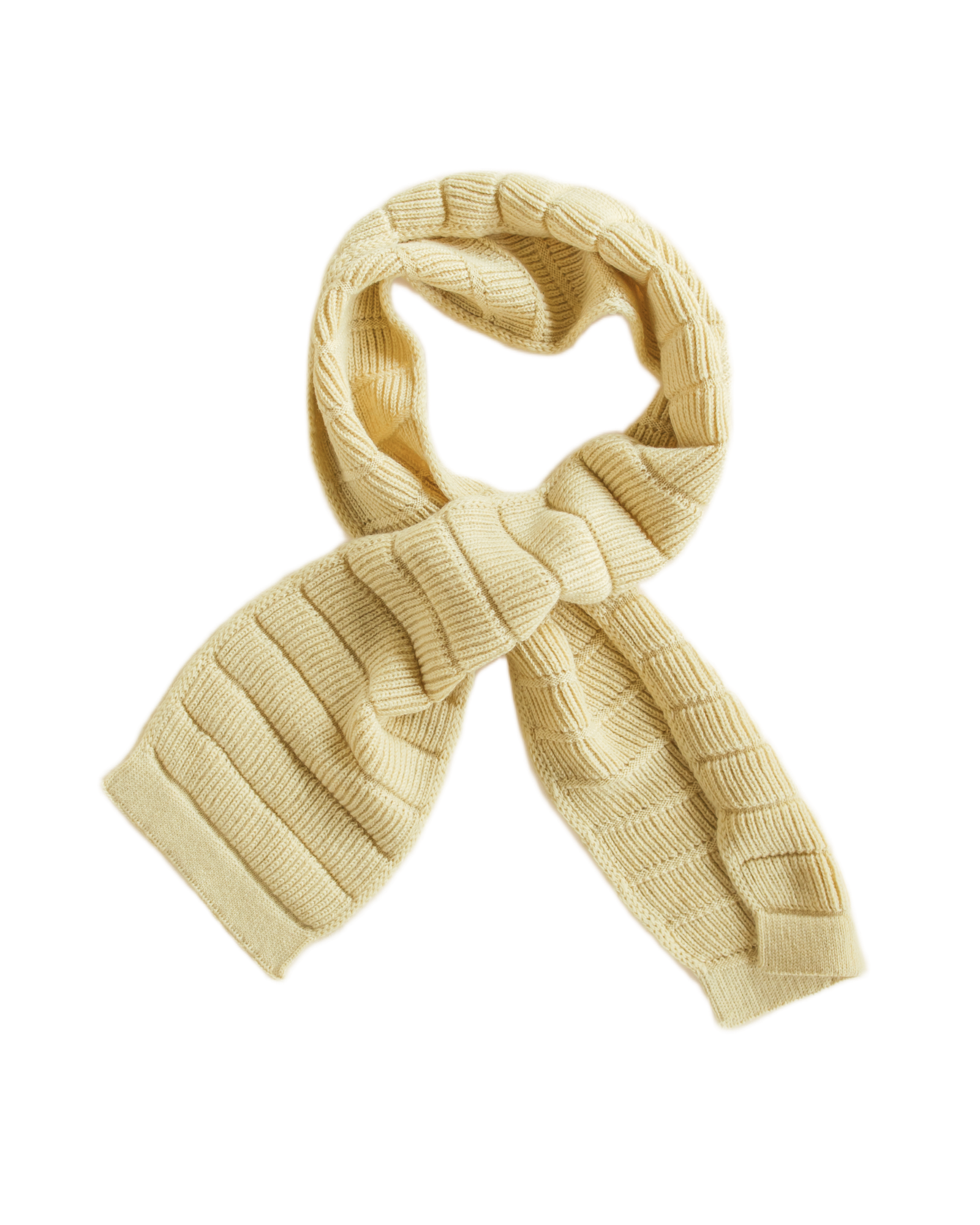Hvid Scarf Jacobino Light Yellow