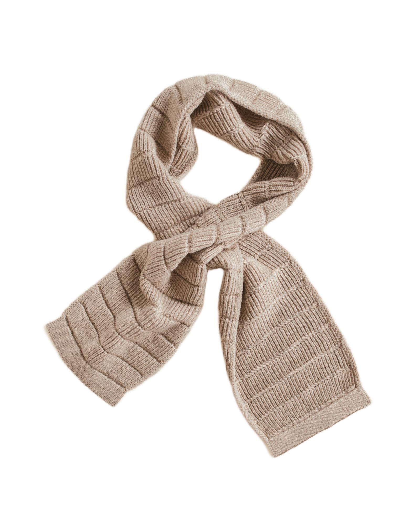 Hvid Scarf Jacobino Sand