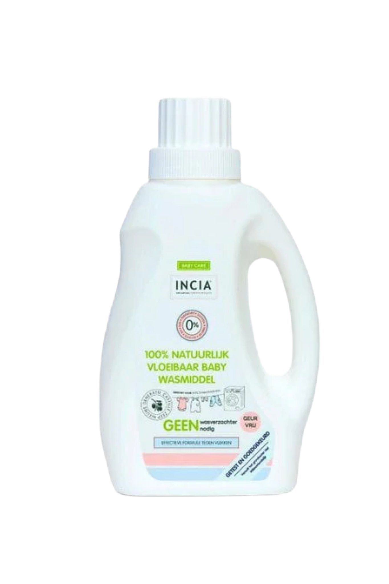 INCIA Natuurlijk Vloeibaar Wasmiddel Zonder Geur