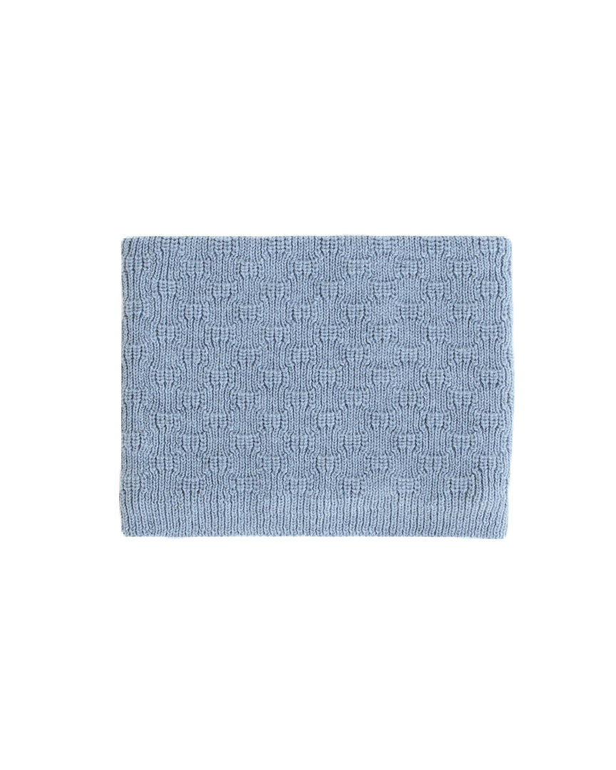 Hvid Tube Scarf Gigi Light Blue