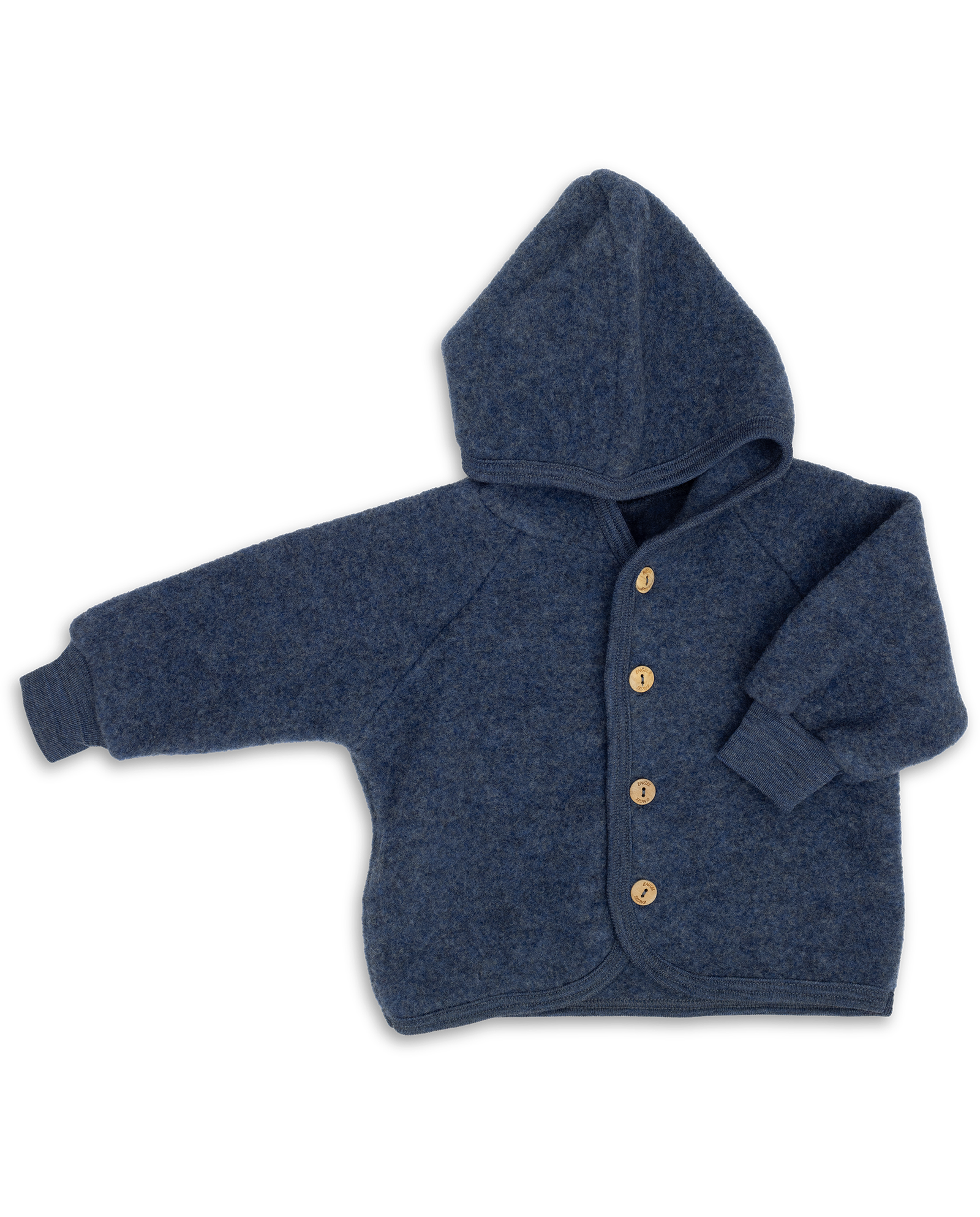 Engel Natur Jasje Wolfleece Blue Melange