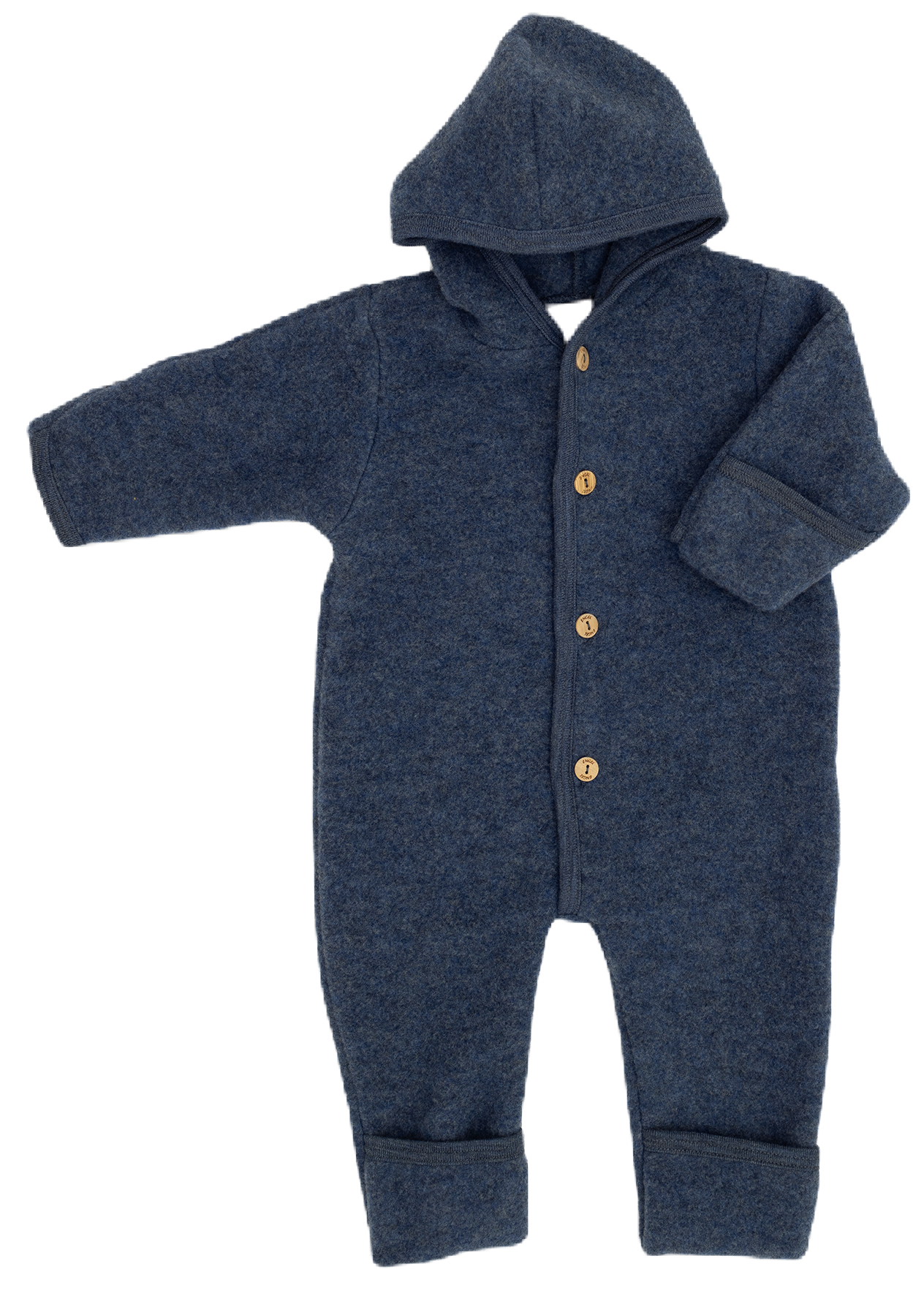 Engel Natur Wolfleece Overall Blue Melange