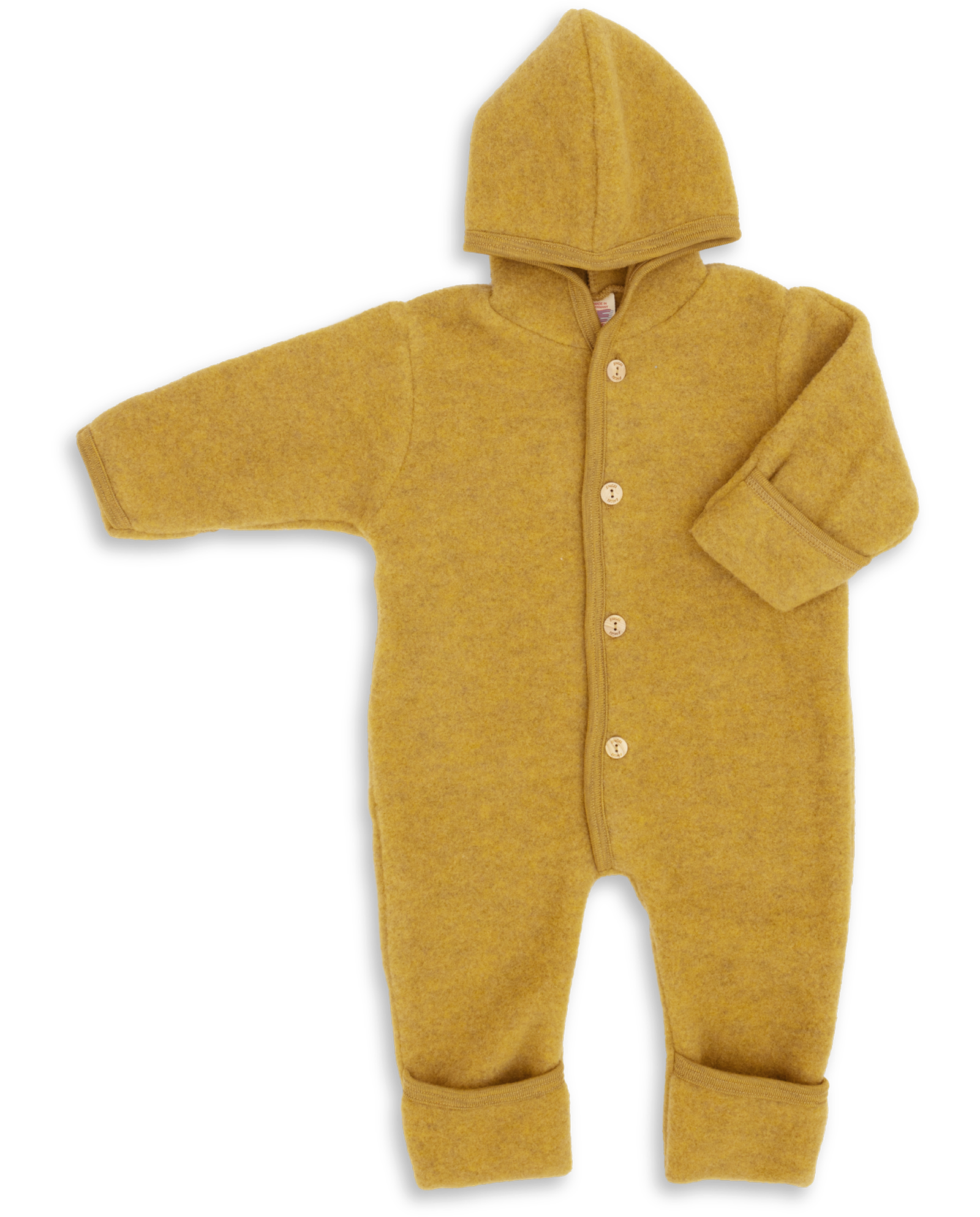 Engel Natur Wolfleece Overall Saffraan Melange