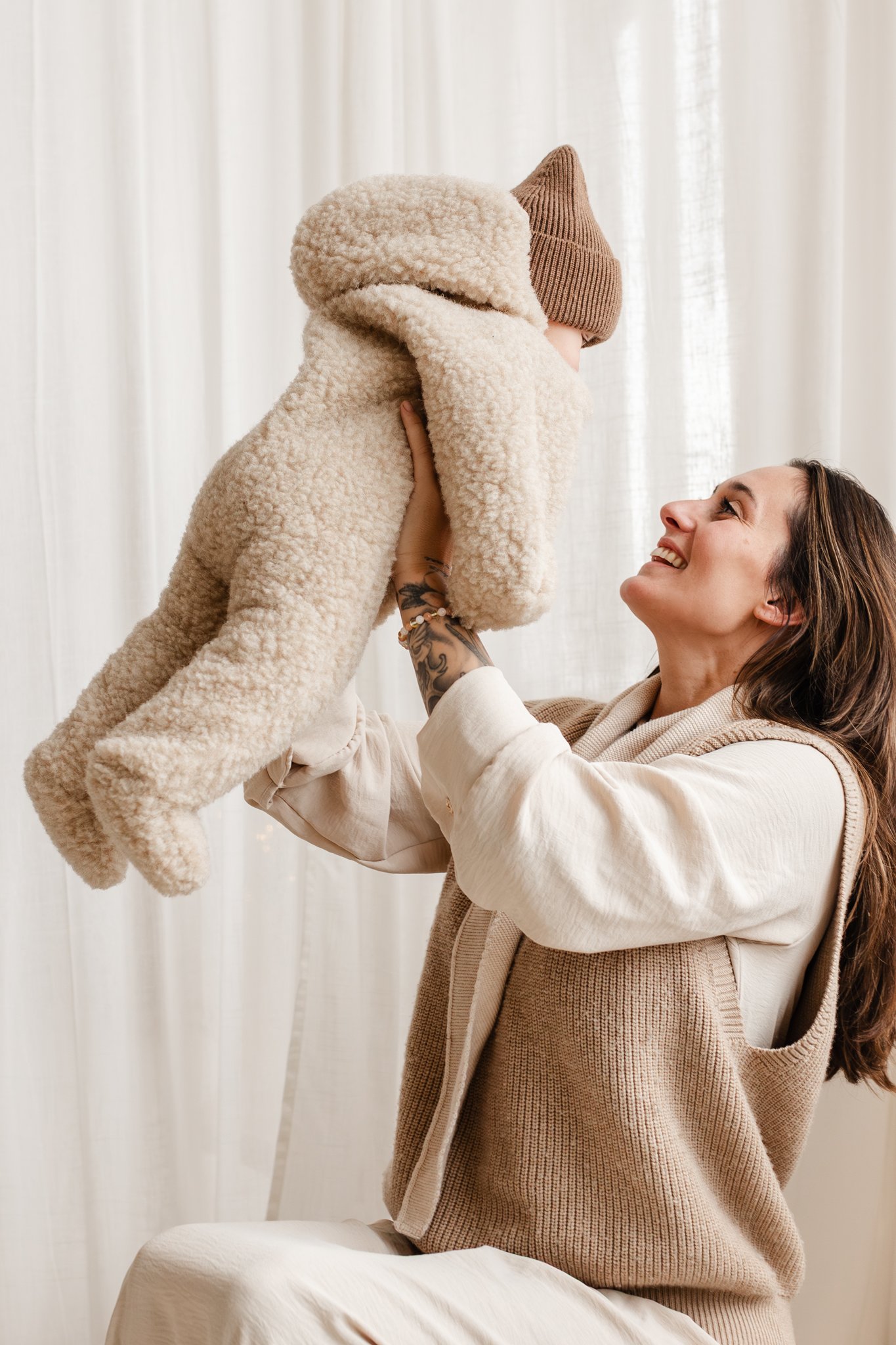 Merino Wollen Snugglesuit - Afbeelding 5