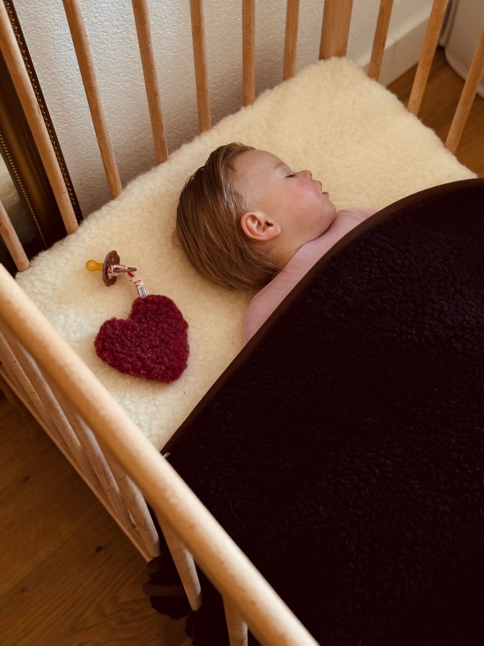 gallery image Merino Wollen Deken Chocolate