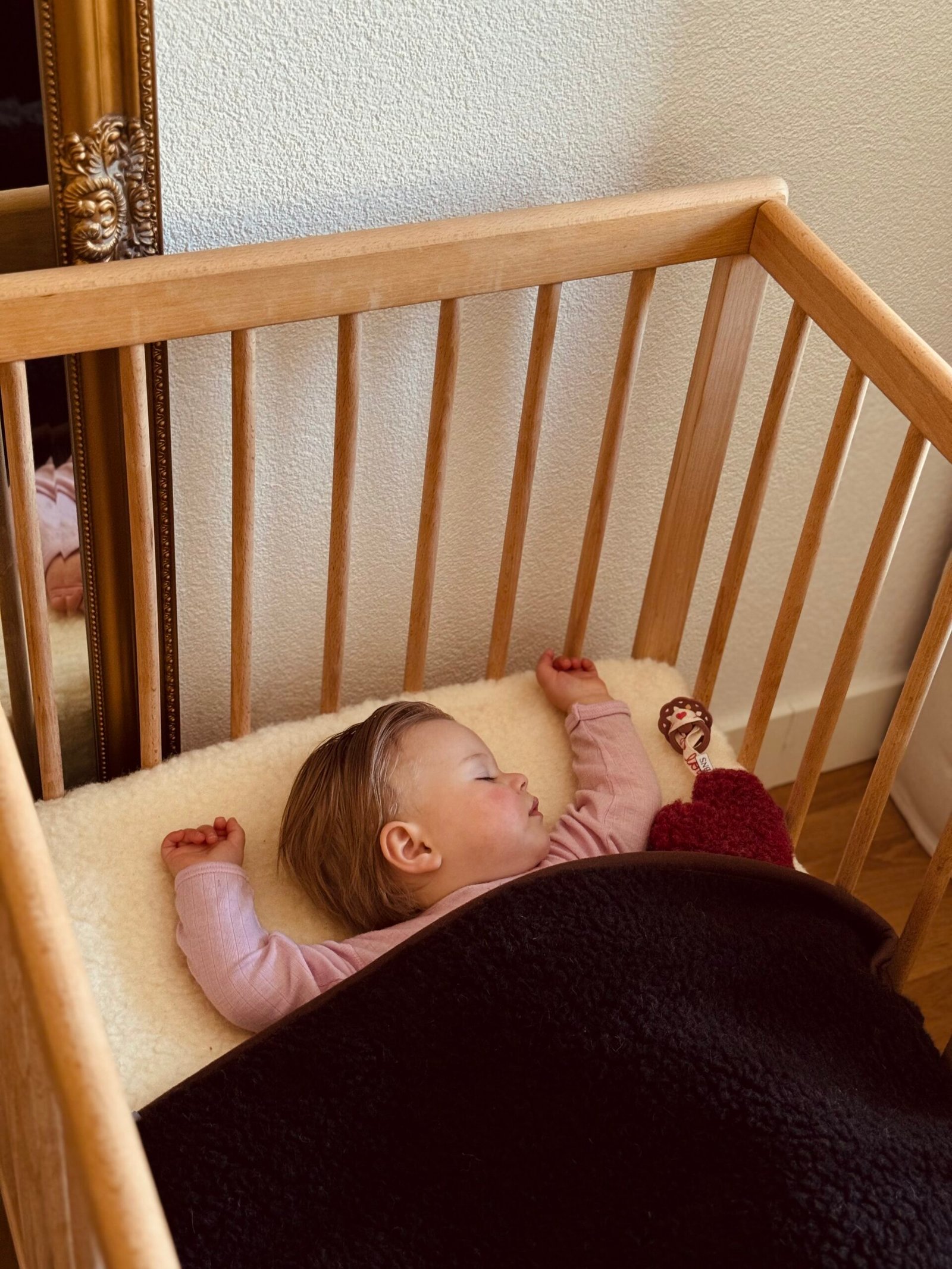 Merino Wollen Deken Chocolate - Afbeelding 3