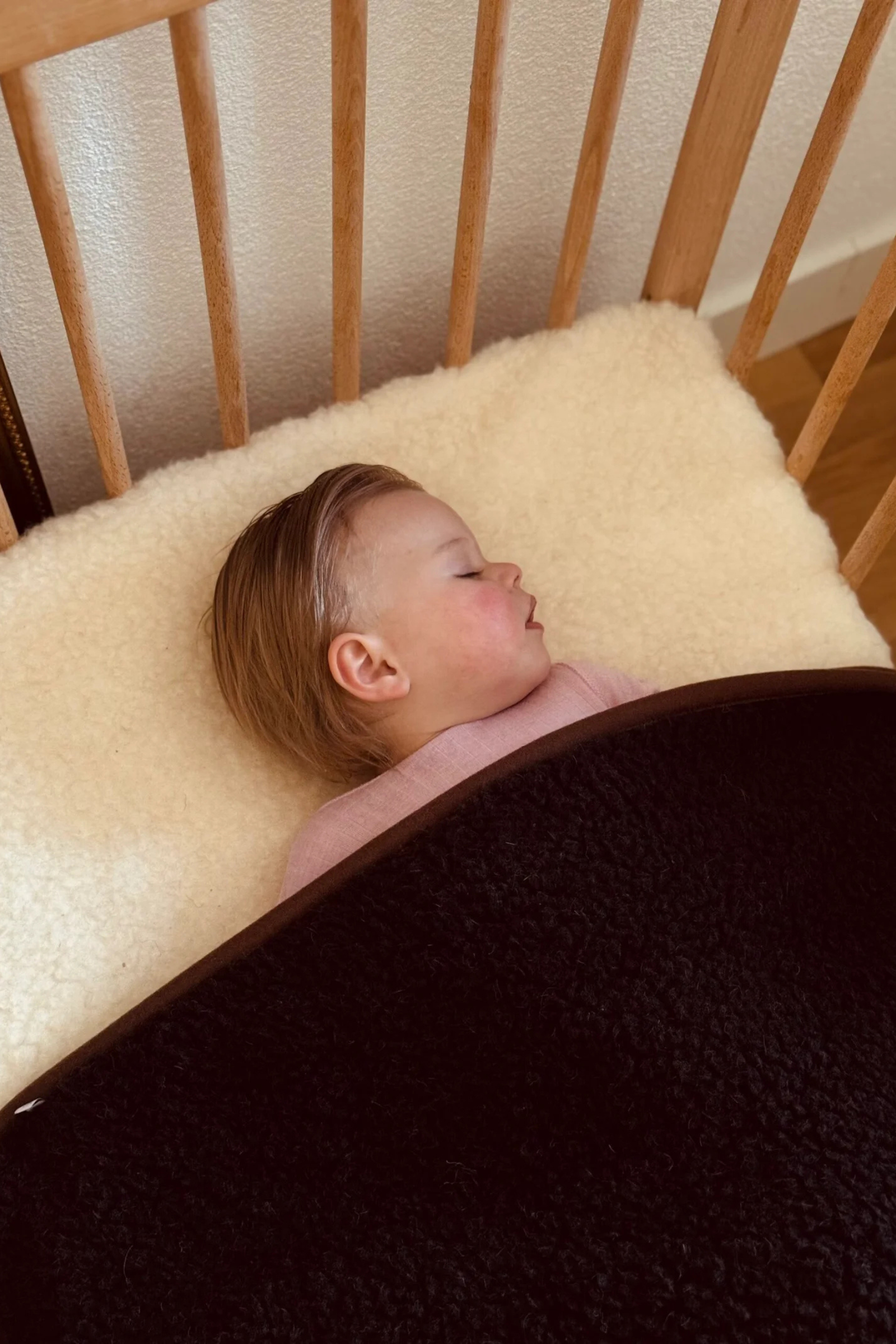 Merino Wollen Deken Chocolate