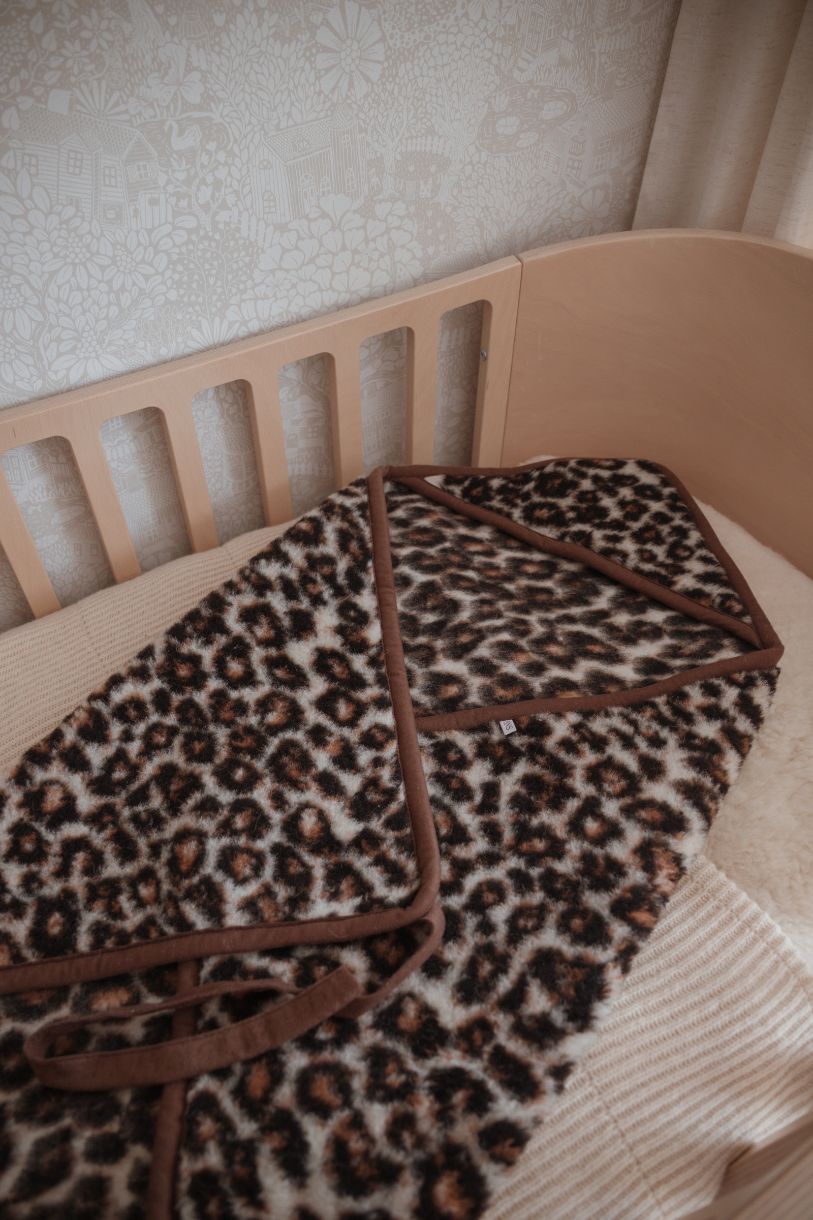 Wikkeldeken in Panterprint