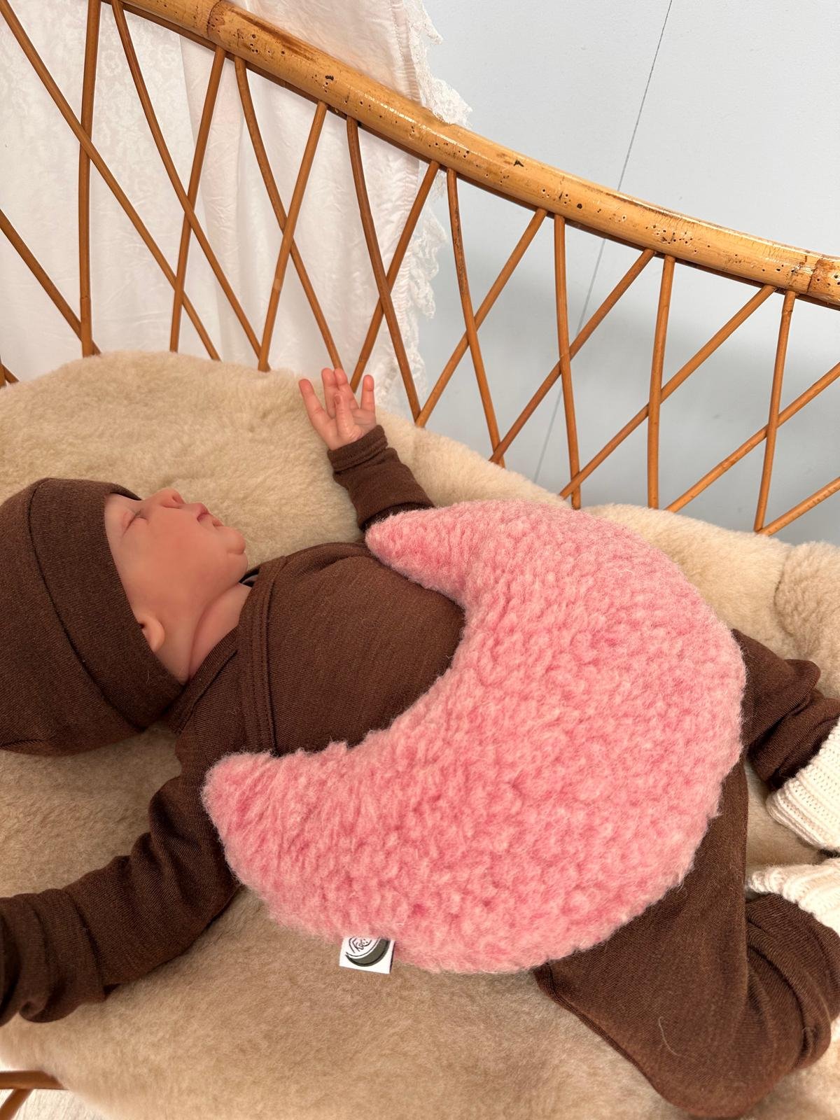 gallery image Warmtemaantje Teddy Merinowol Soft Pink