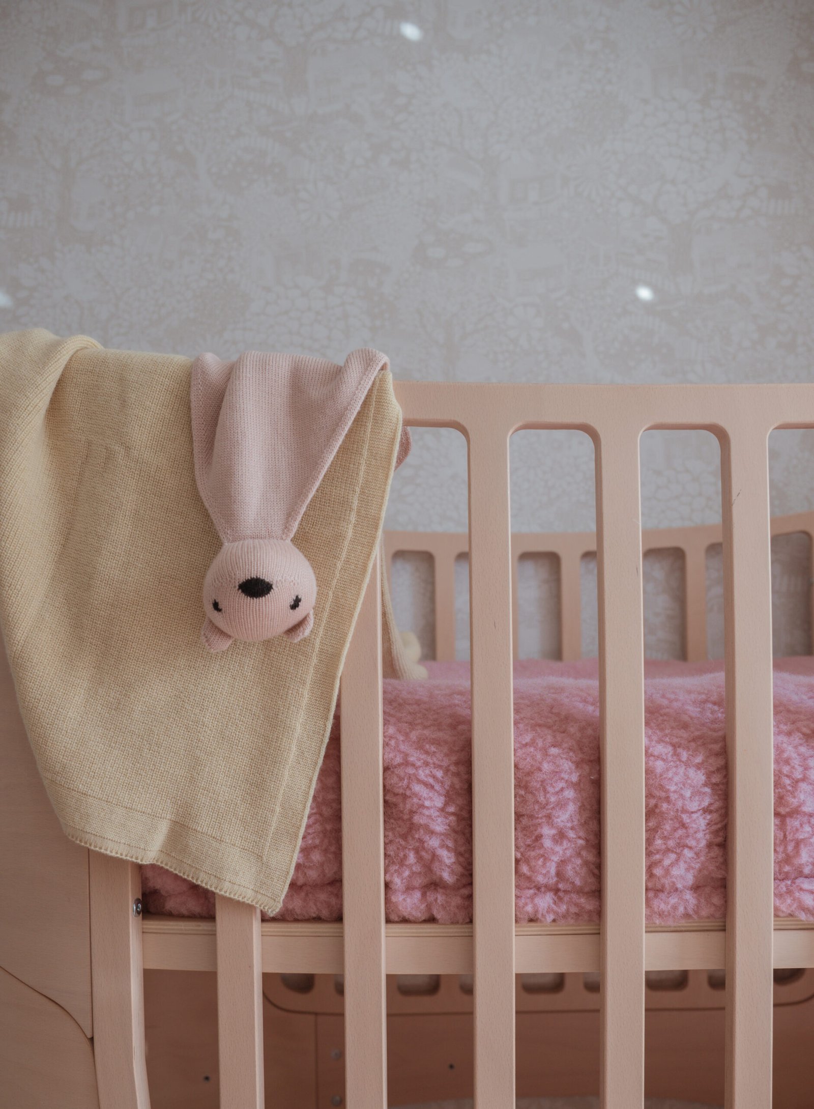 Merino Wollen Hoeslaken | Powder Pink - Afbeelding 7