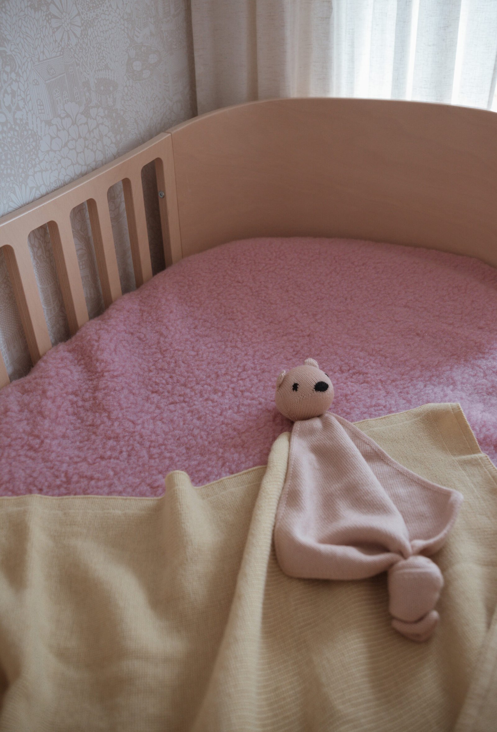 Merino Wollen Hoeslaken | Powder Pink - Afbeelding 6