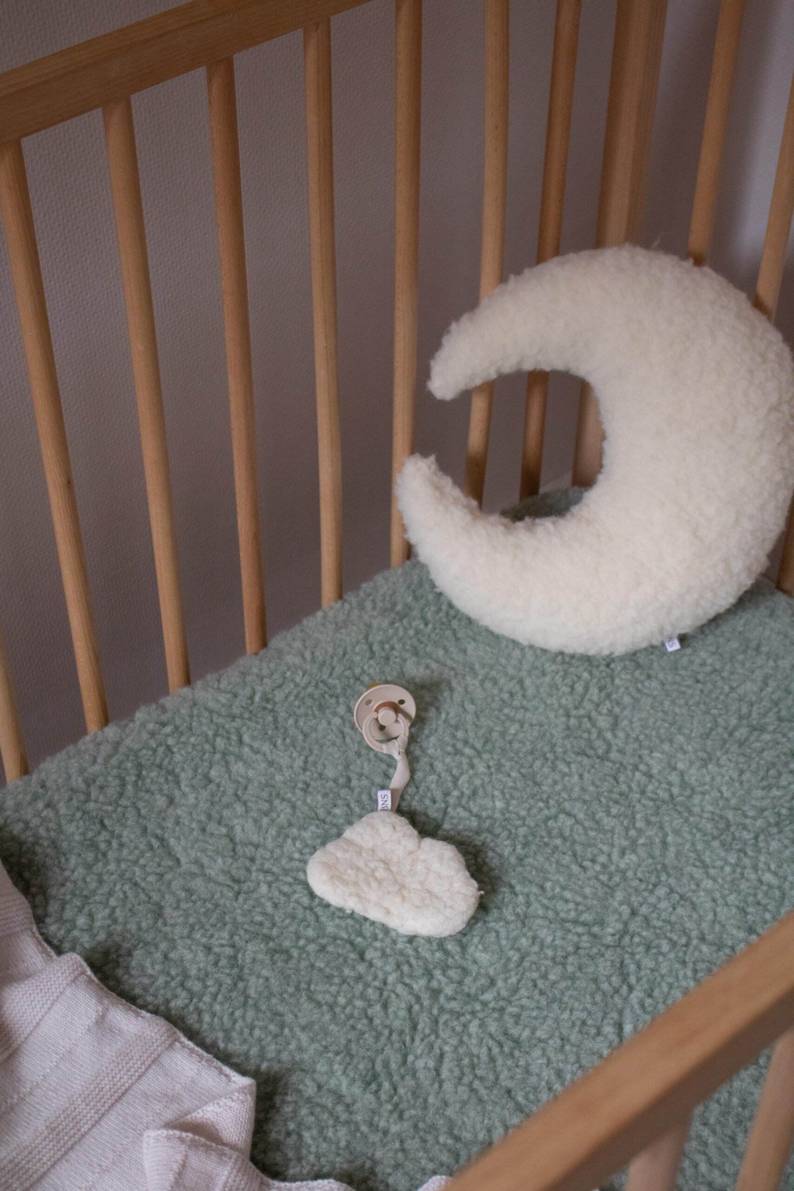 gallery image Merino Wollen Hoeslaken | Olive