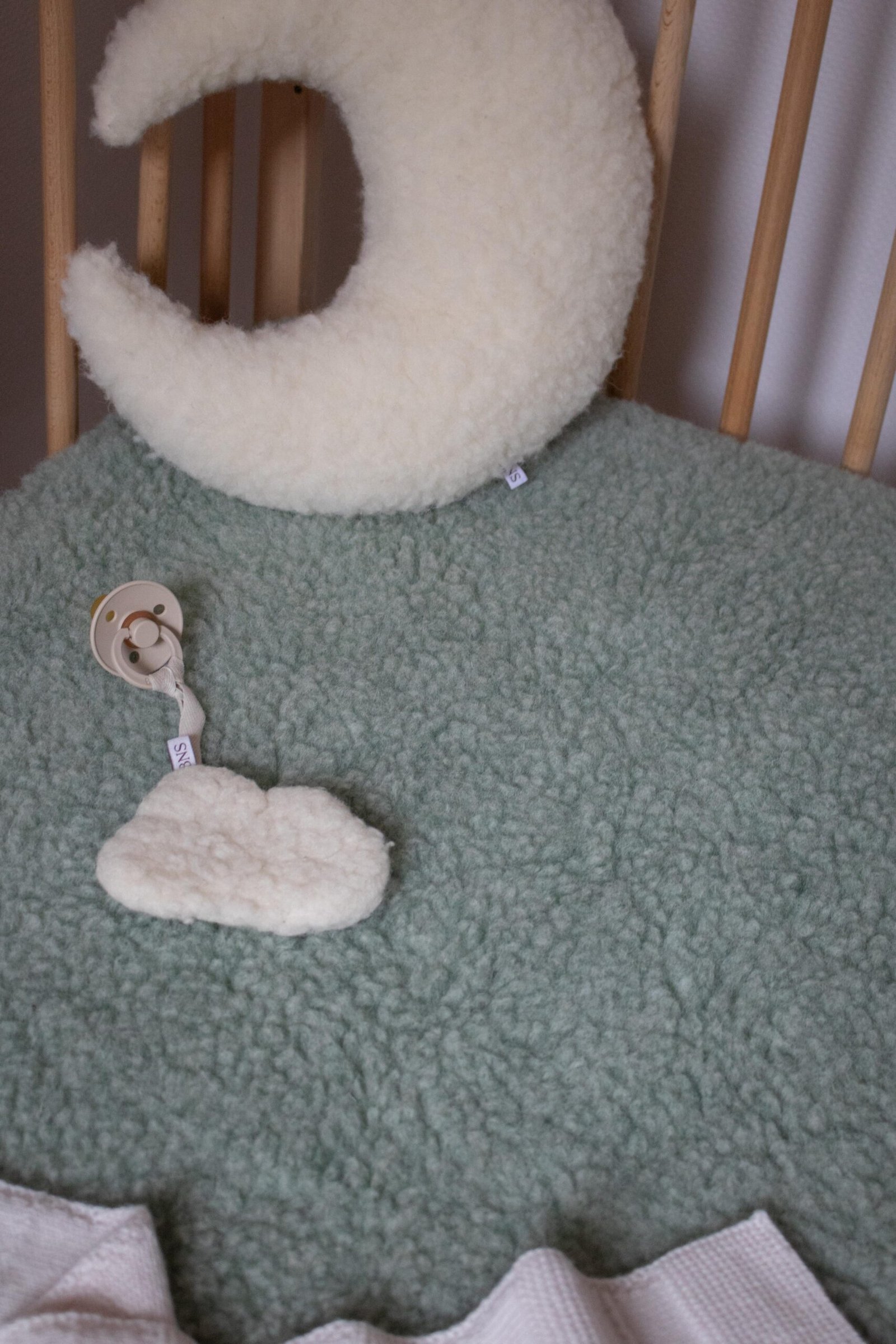 gallery image Merino Wollen Hoeslaken | Olive