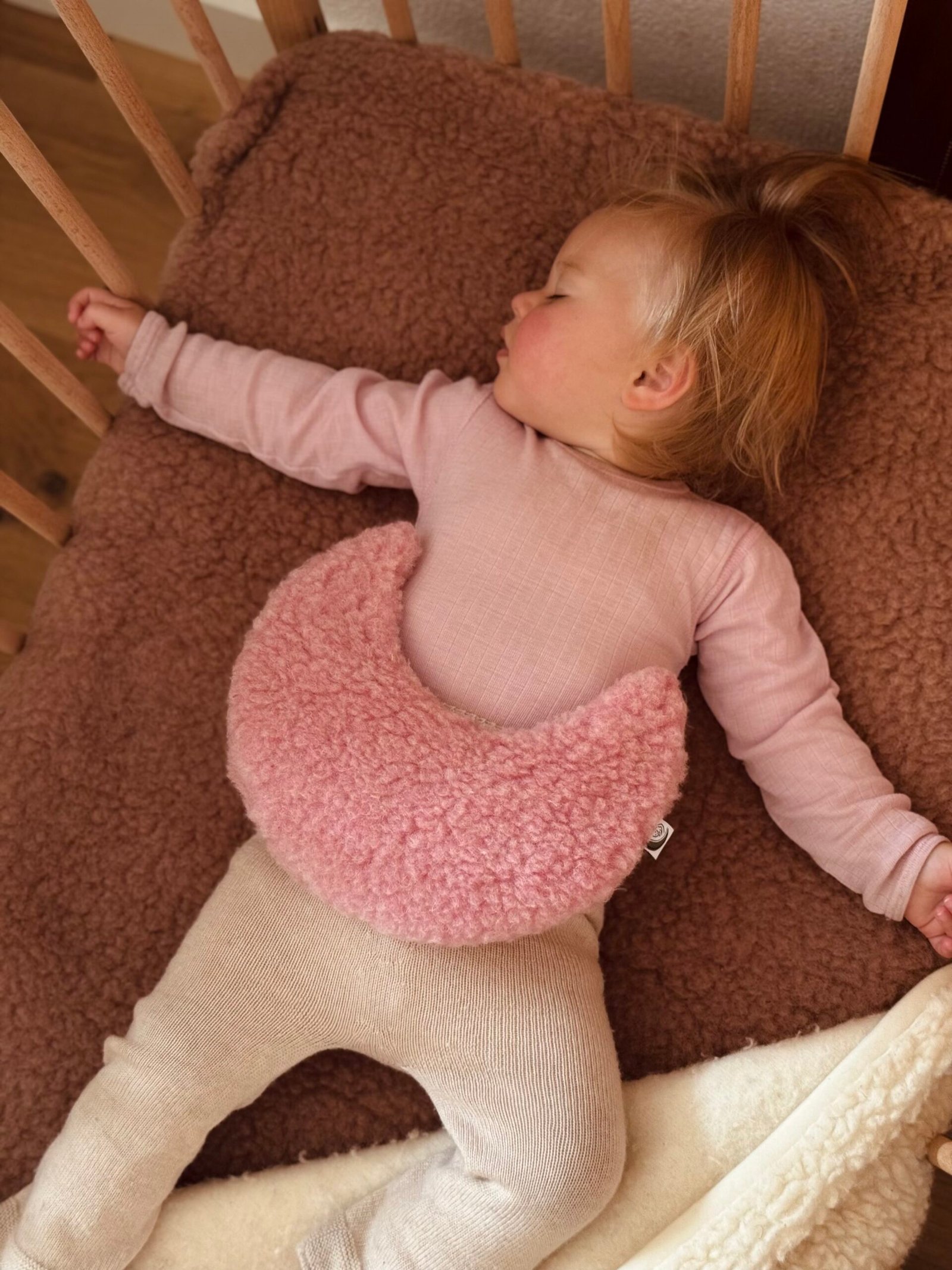 gallery image Merino Wollen Hoeslaken Soft Toffee