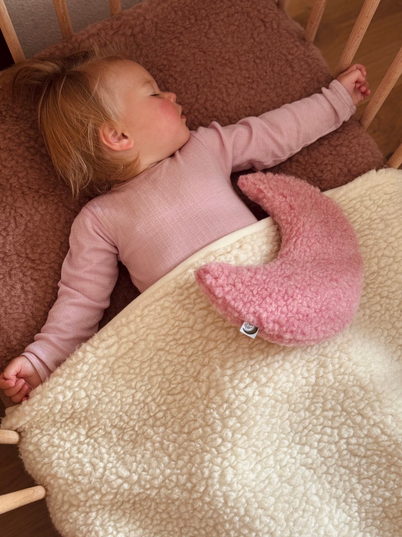 gallery image Merino Wollen Hoeslaken Soft Toffee
