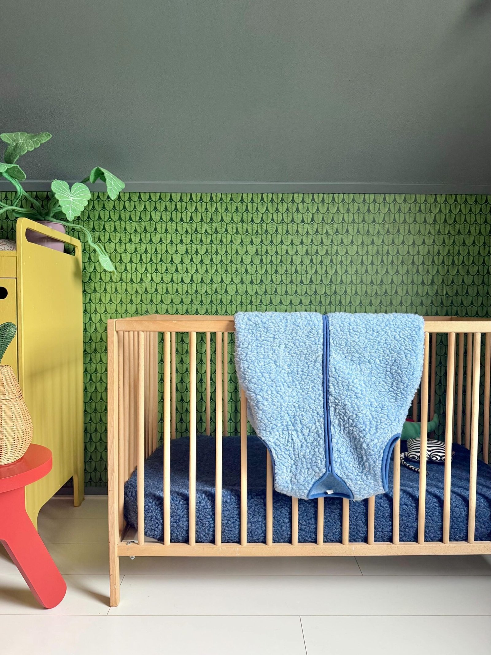 gallery image Merino Wollen Hoeslaken | Denim