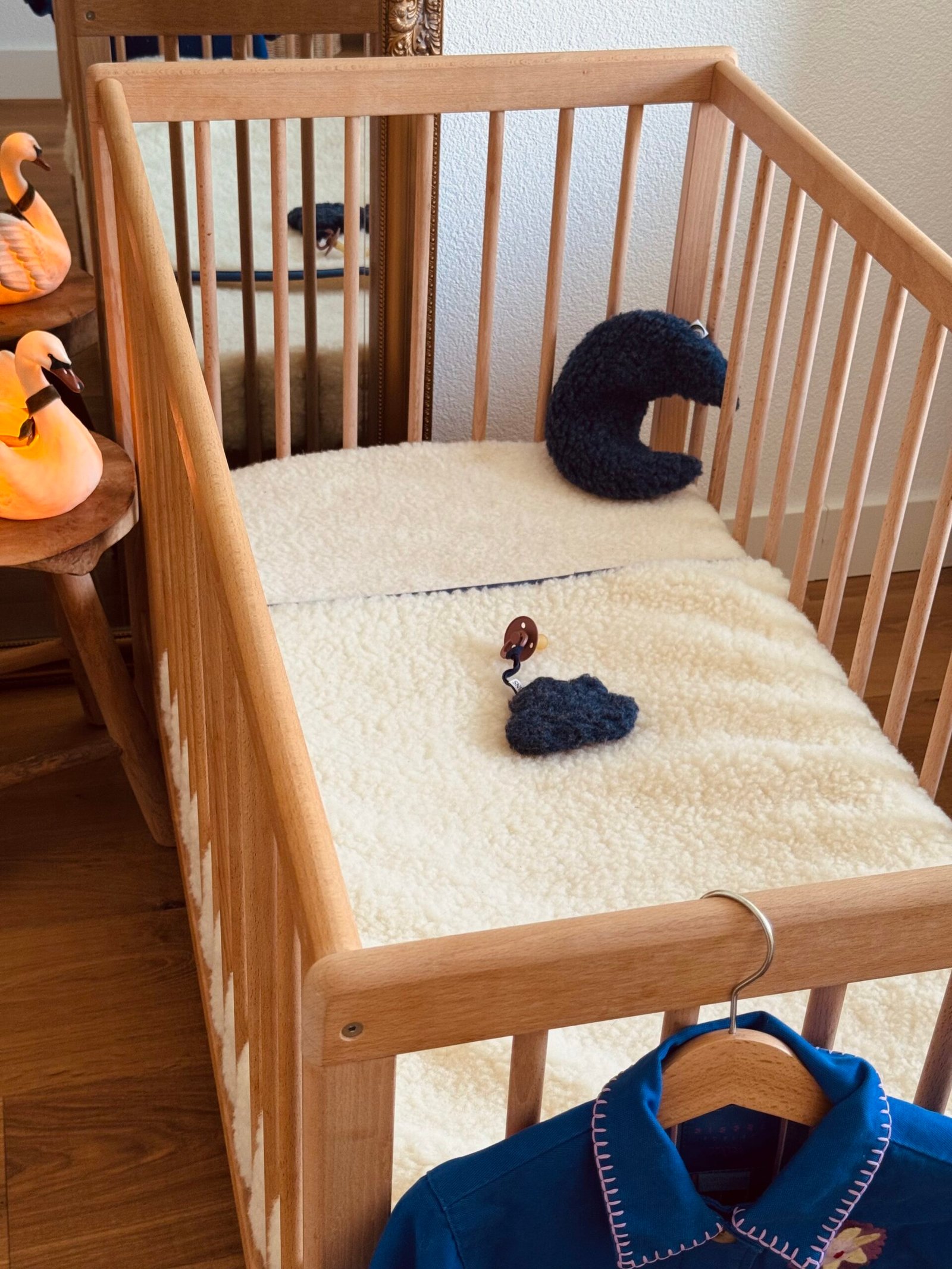 gallery image Merino Wollen Deken Emerald Trim