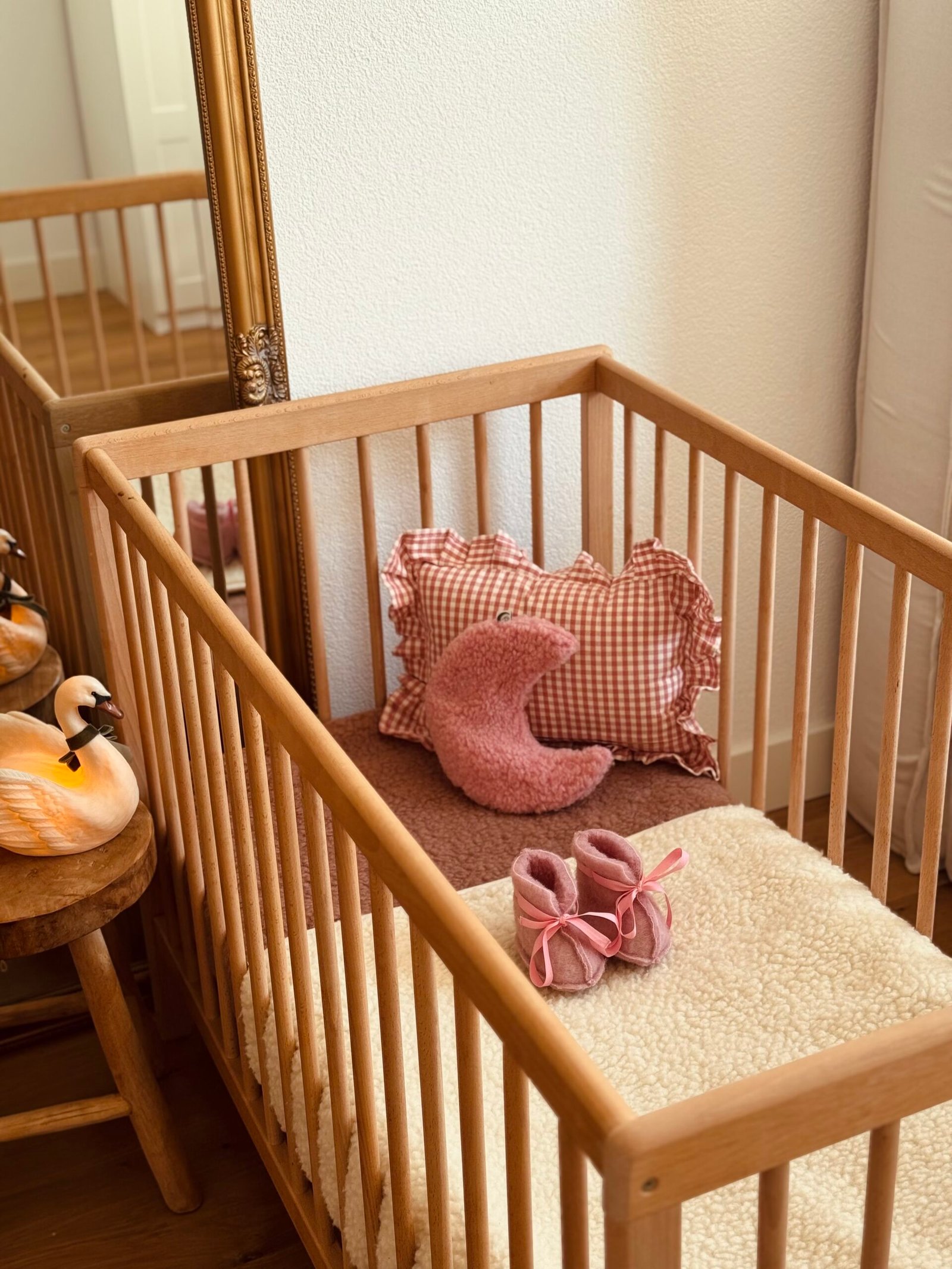 gallery image Wollen Slofjes Powder Pink