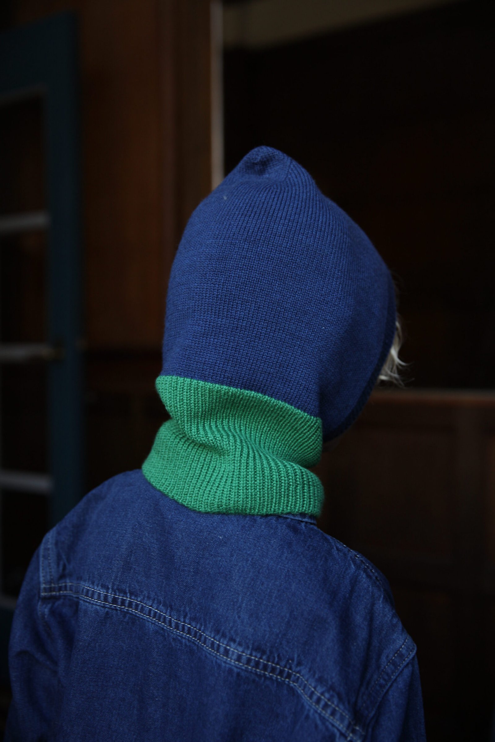 gallery image Hvid Balaclava | Blue/Grass