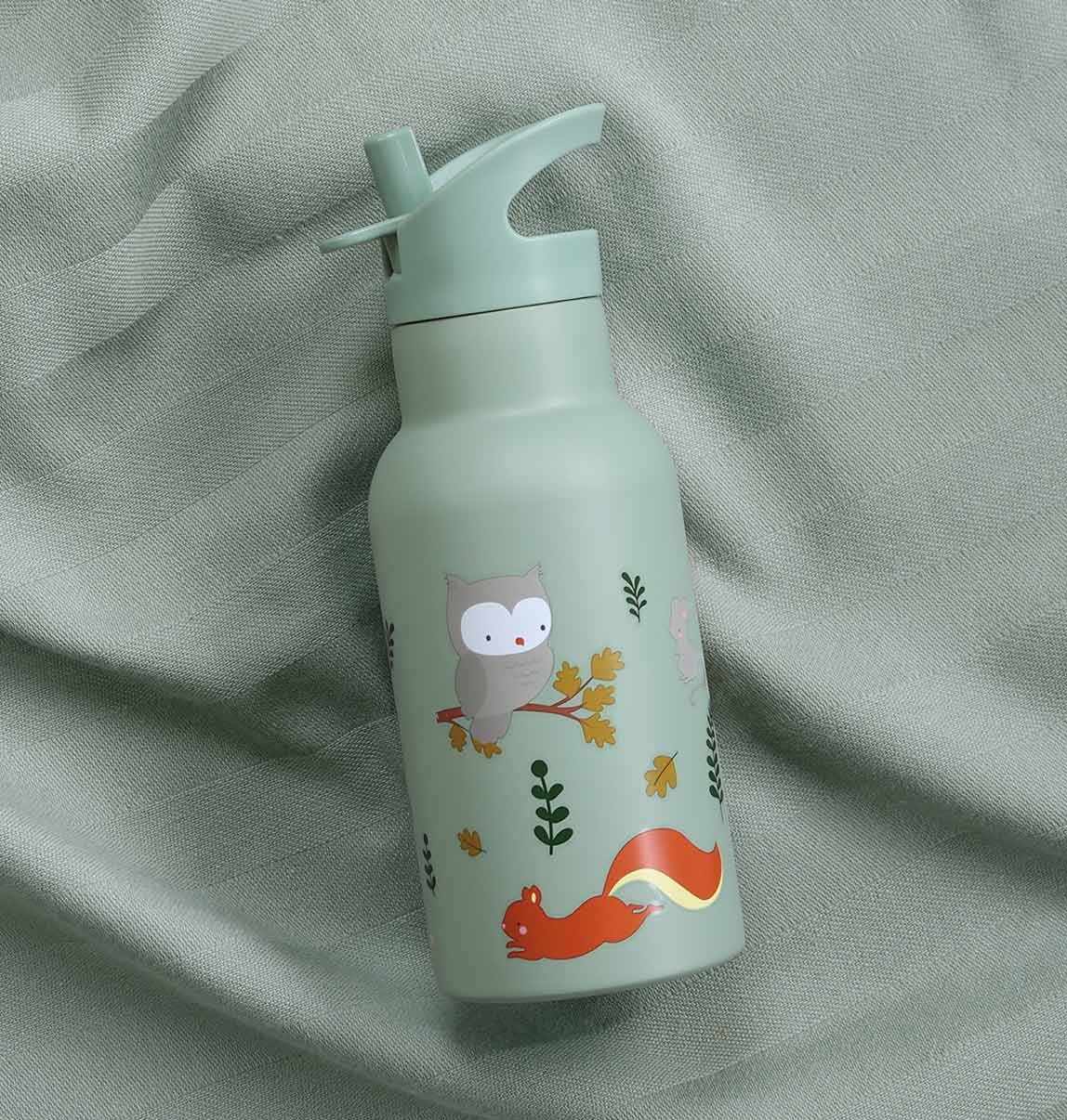 gallery image A Little Lovely Company RVS Drinkfles 350 & 500ml – Bosvriendjes