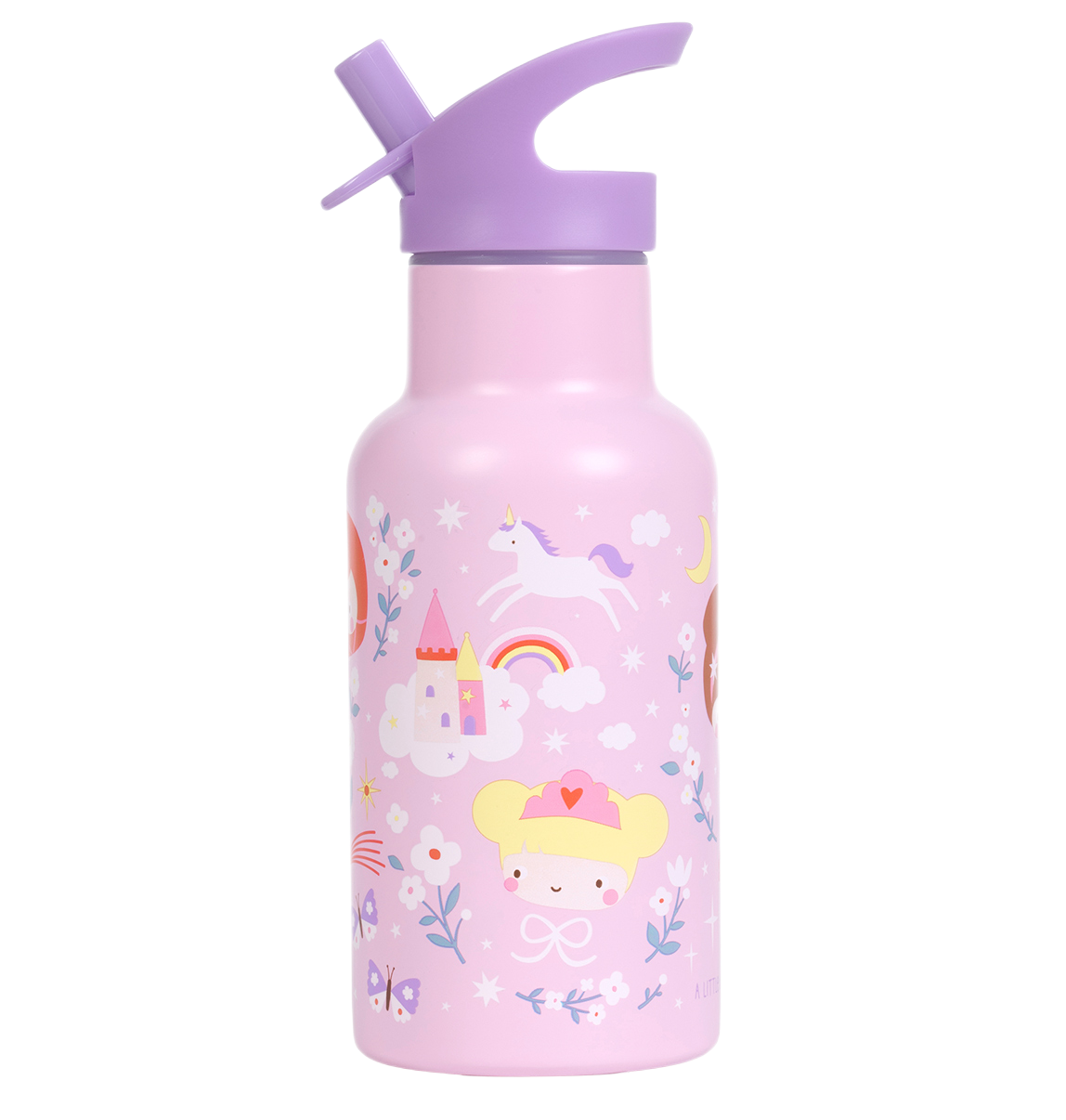 gallery image A Little Lovely Company RVS Drinkfles 350 & 500ml – Prinsessen