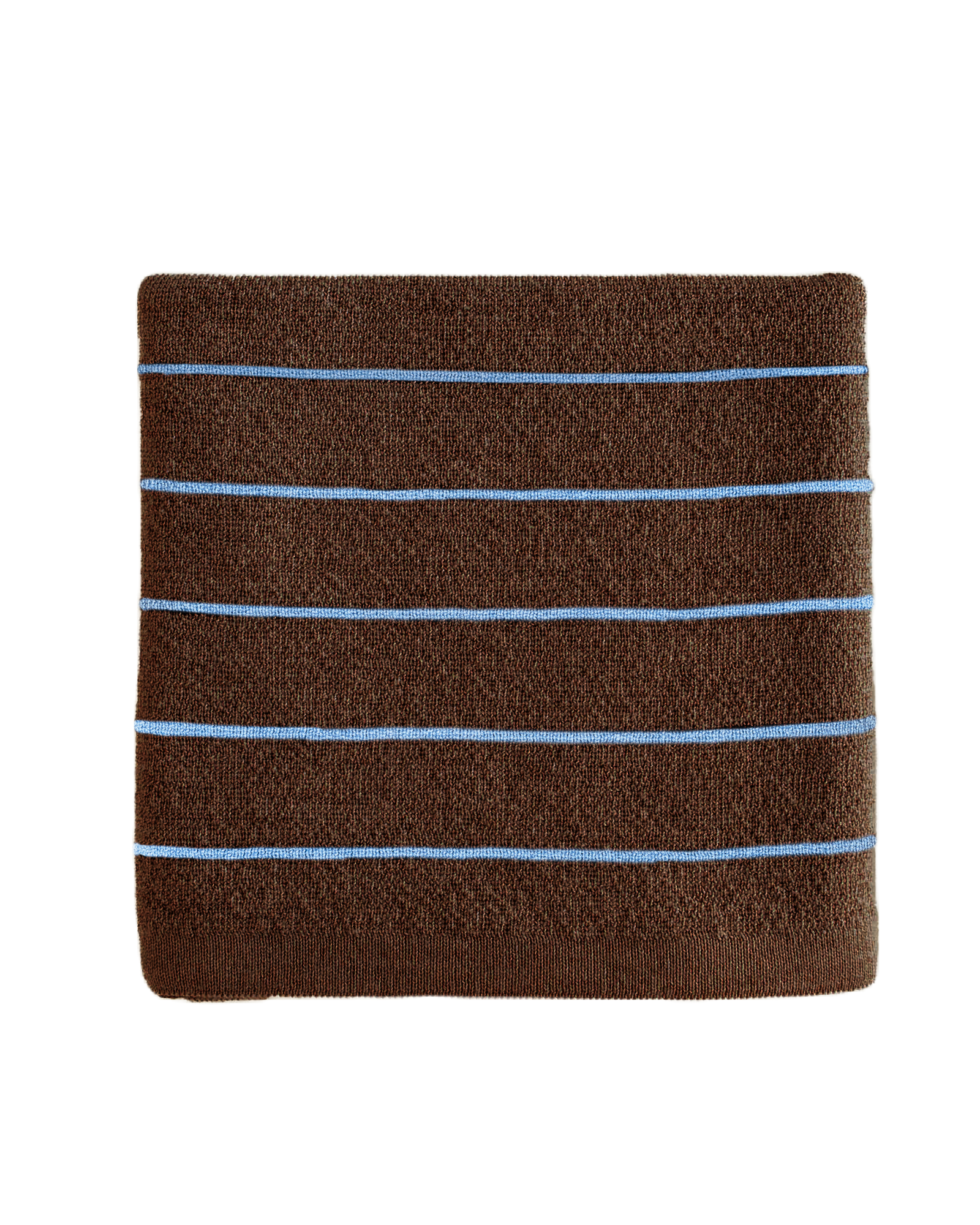 gallery image Hvid Blanket Harry Dark Brown/Light Blue