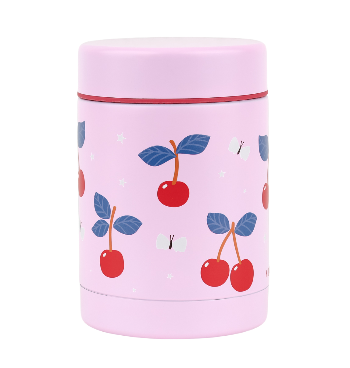 gallery image A Little Lovely Company Geïsoleerde RVS Voedselpot Kersen 300 ml