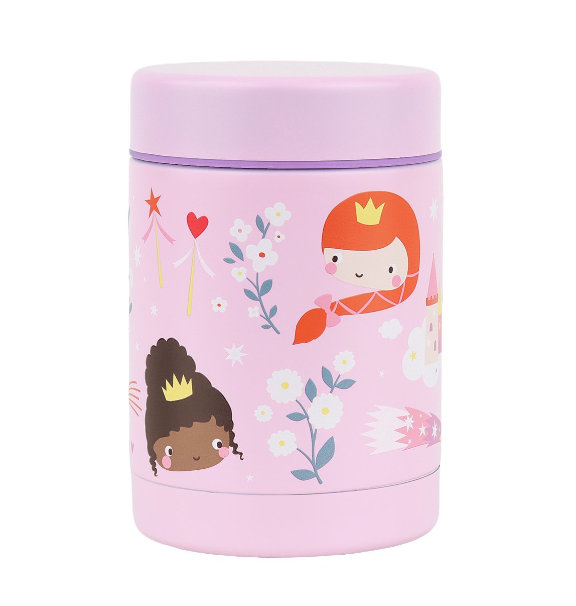 gallery image A Little Lovely Company Geïsoleerde RVS Voedselpot Prinsessen 300 ml