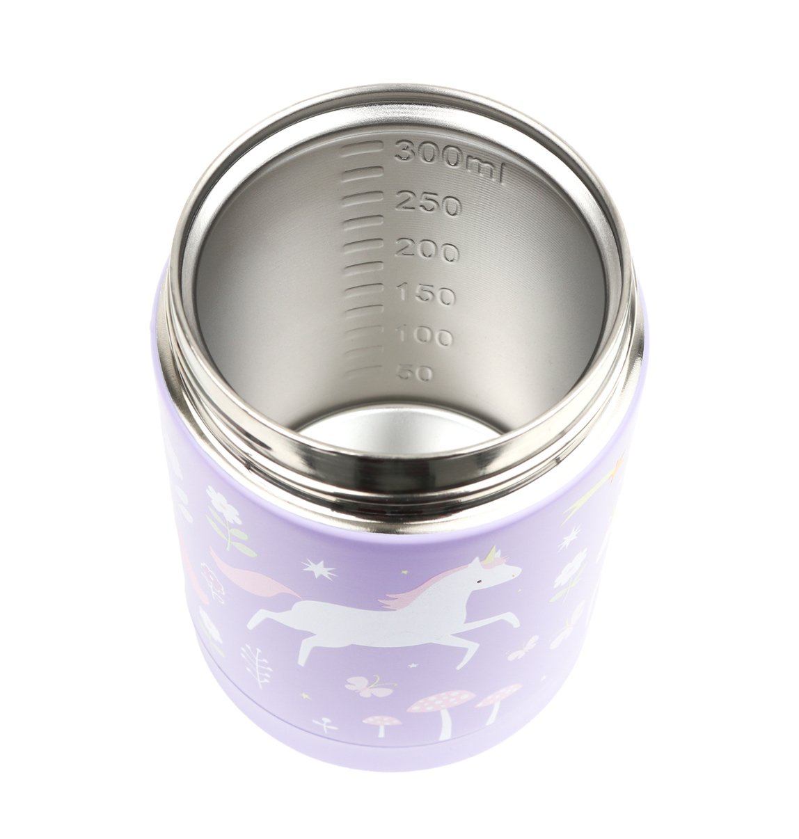 gallery image A Little Lovely Company Geïsoleerde RVS Voedselpot Unicorn Dreams 300 ml