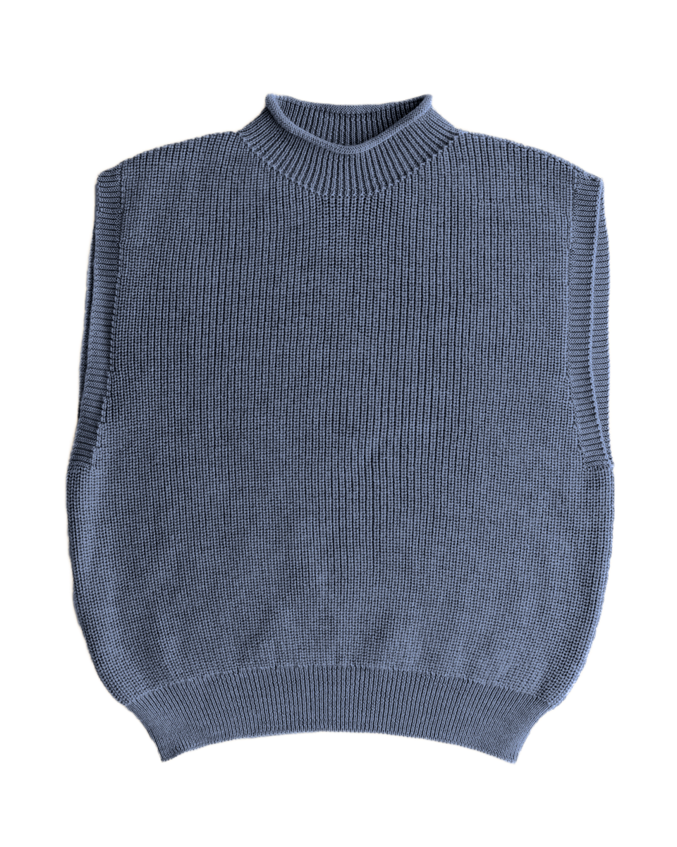 gallery image Hvid Vest Helle Adult Denim
