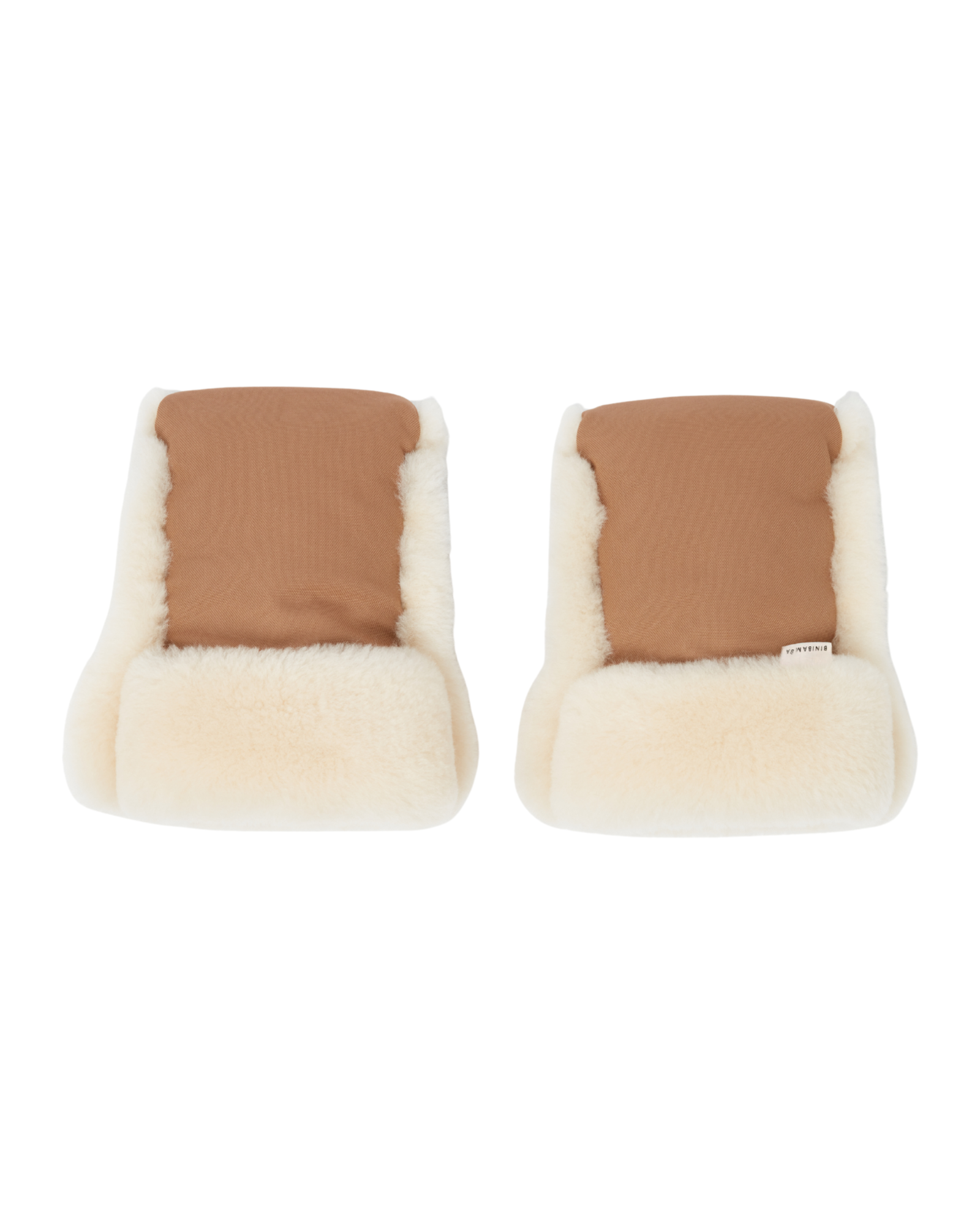 gallery image BINIBAMBA COATED SHEEPSKIN BUGGY MITTENS – BRUNO